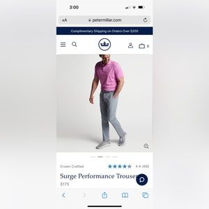 Peter Millar surge performance trousers